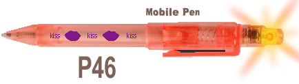 Pennen lyser du din mobil ringer/pen flashes when your mobile rings 